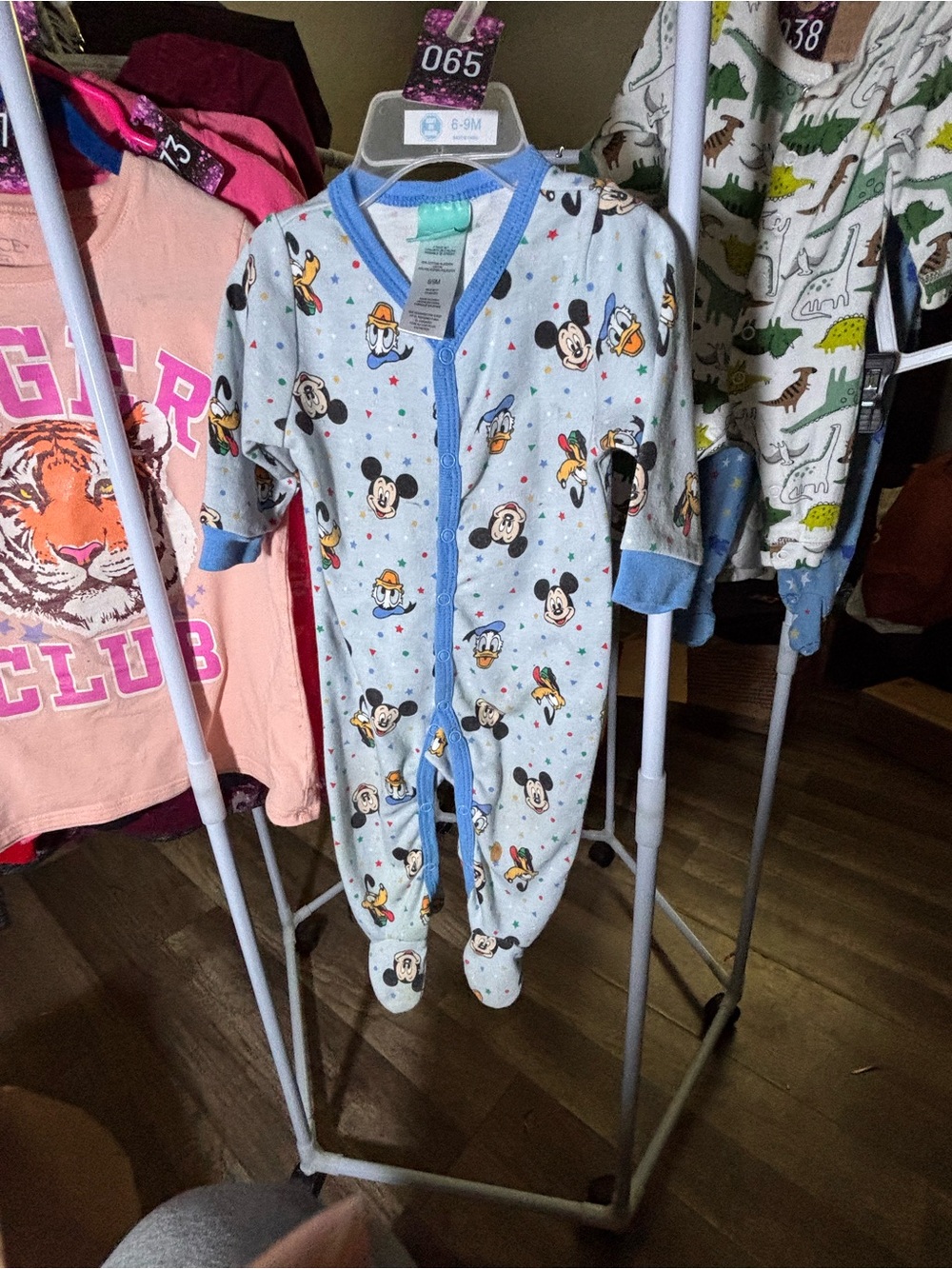 Disney Blue Mickey & Friends bodysuit One-Piece 043